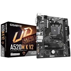 MOTHER AM4 DDR4 GIGABYTE A520M K V2 RAMx2 VGA HDMI